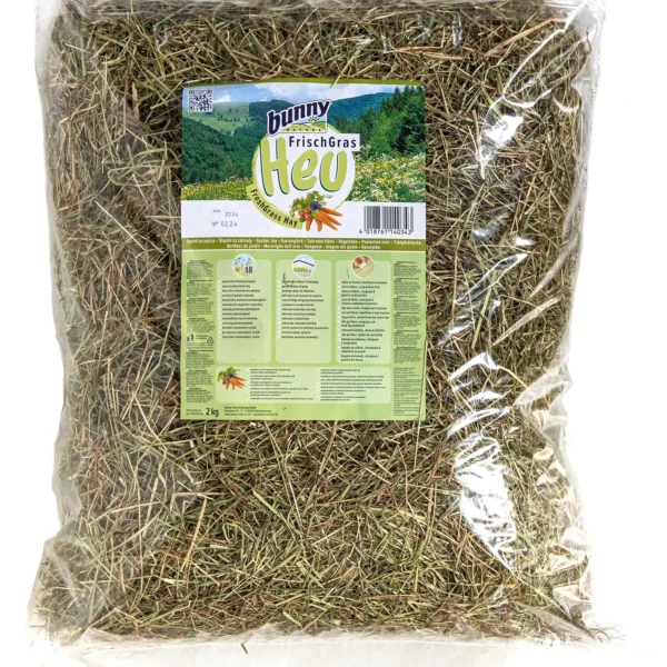 Bunny heno fresco jardin feliz con vegetales y flores 2kg