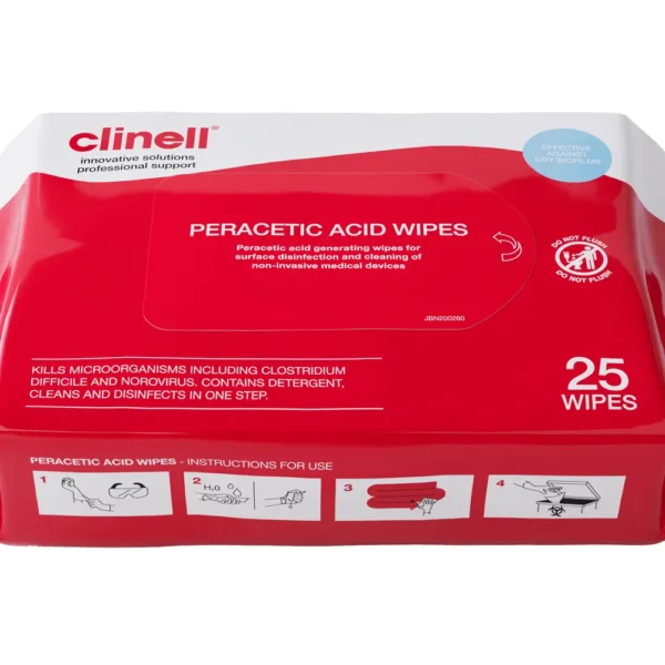 Toallitas clinell peracetic 25uds vesismin