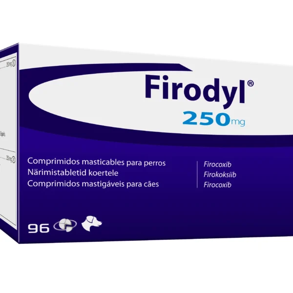 Firodyl 250mg comprimidos masticables perros 96cpd