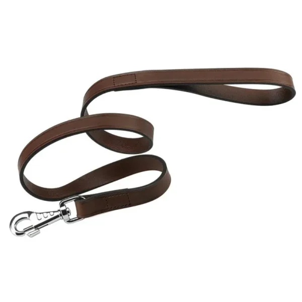 Correa de cuero ferplast vip g 15 120 para perros - elegancia y resistencia