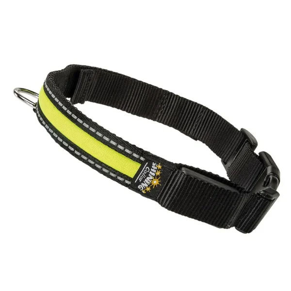 Collar reflectante nocturno ferplast night large para perros grandes