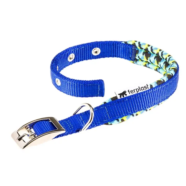 Collar para perros ferplast daytona fantasy c15 35 azul - comodidad y estilo
