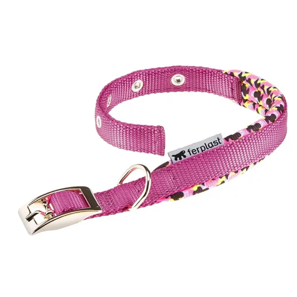 Collar para perros ferplast daytona fantasy c15 35 rosa - elegancia y comodidad