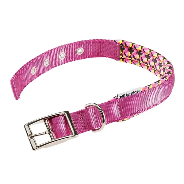 Collar para perros ferplast daytona fantasy c25 45 rosa - elegancia y comodidad