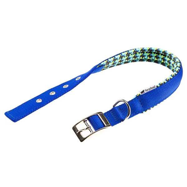 Collar para perros ferplast daytona fantasy c25 53 azul - comodidad y estilo