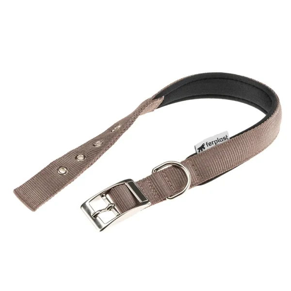 Collar para perros ferplast daytona c25 53 marrón - comodidad y estilo