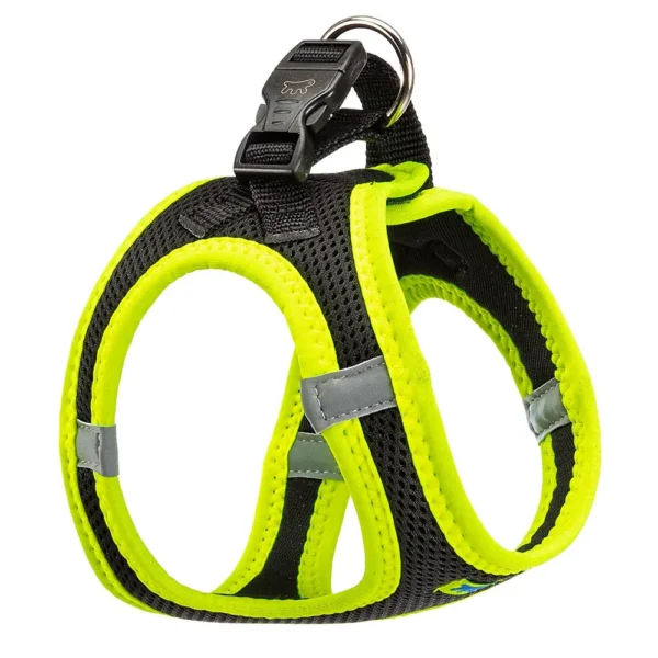 Arnés ferplast kaori p s negro amarillo: comodidad y estilo para tu mascota