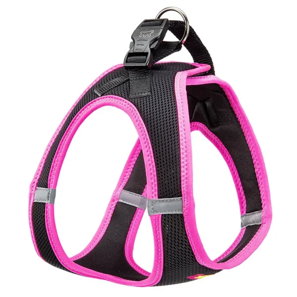 Arnés ferplast kaori p xl negro rosa: comodidad y estilo para tu mascota