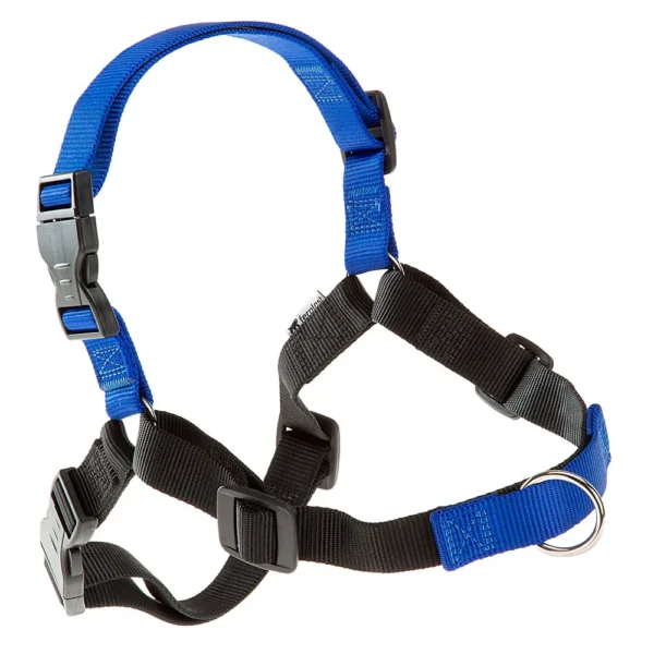 Arnés ferplast coach azul grande para perros - comodidad y seguridad