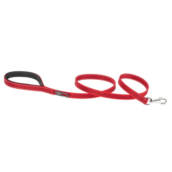 Correa ferplast daytona deluxe g15/120 roja: elegancia y seguridad para tu mascota