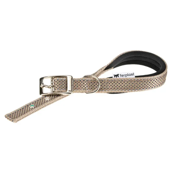 Collar daytona deluxe marrón c20/43 de ferplast: elegancia y comodidad para tu mascota