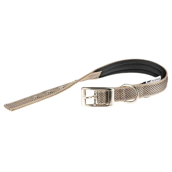 Collar daytona deluxe marrón c25/45 de ferplast: elegancia y comodidad para tu mascota