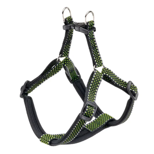 Arnés daytona deluxe verde mediano de ferplast: comodidad y estilo para tu mascota