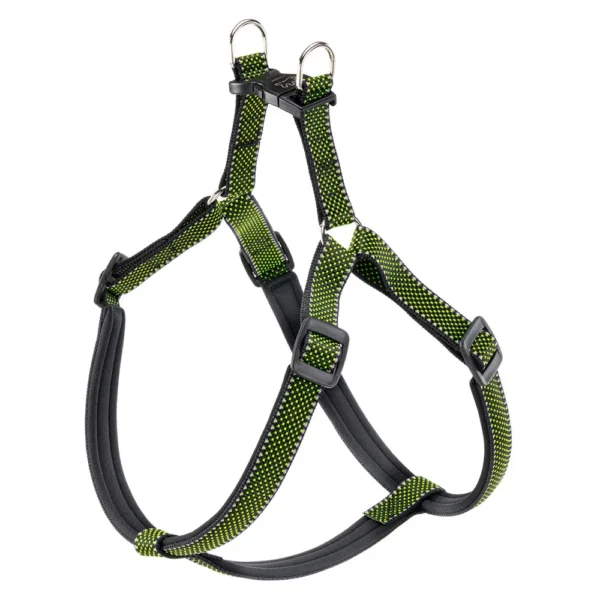 Arnés daytona deluxe xl verde de ferplast: comodidad y estilo para mascotas grandes