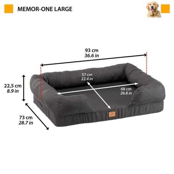 Ferplast cama viscoelastica memor one l 93x73x22,5cm