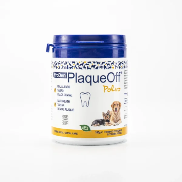 Plaqueoff perro gato polvo 180gr