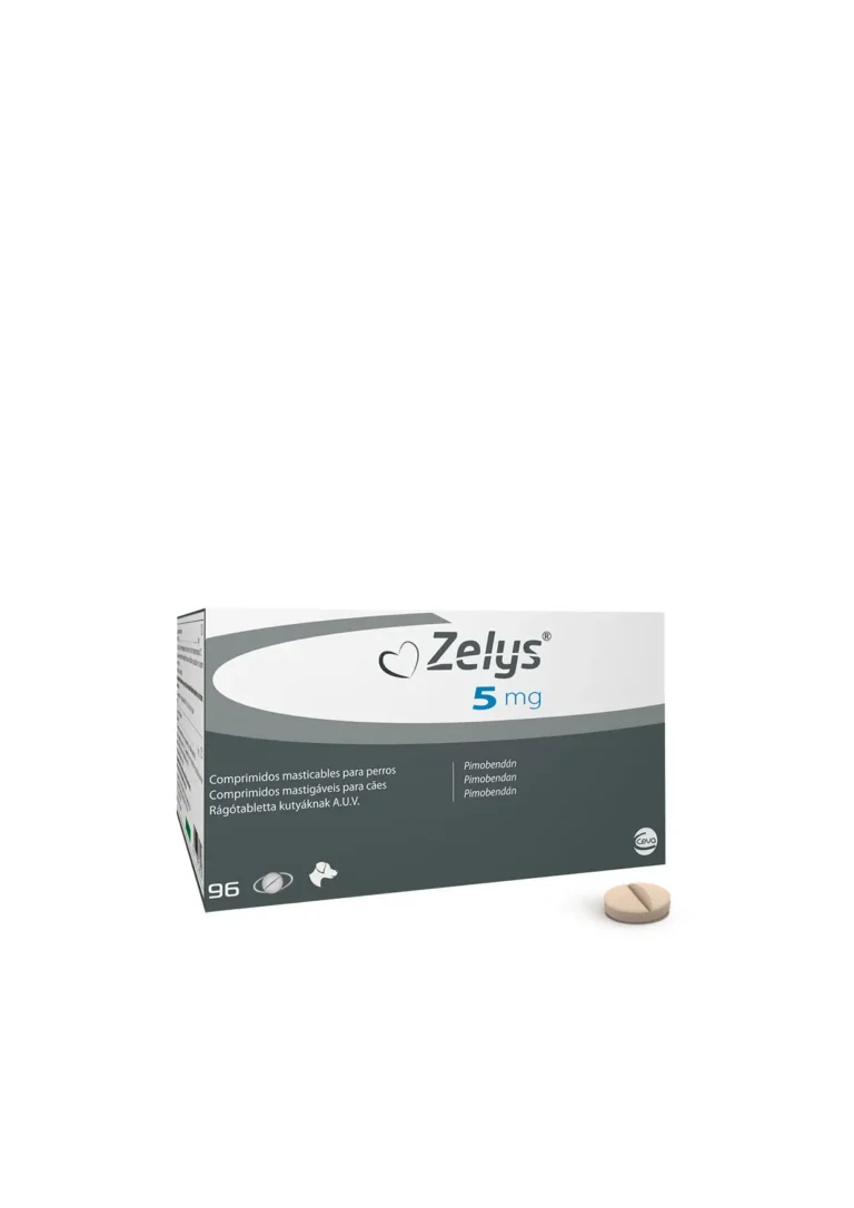 Zelys Pimobendan Comprimidos Masticables para Perros – 5 mg - 96 Comprimidos