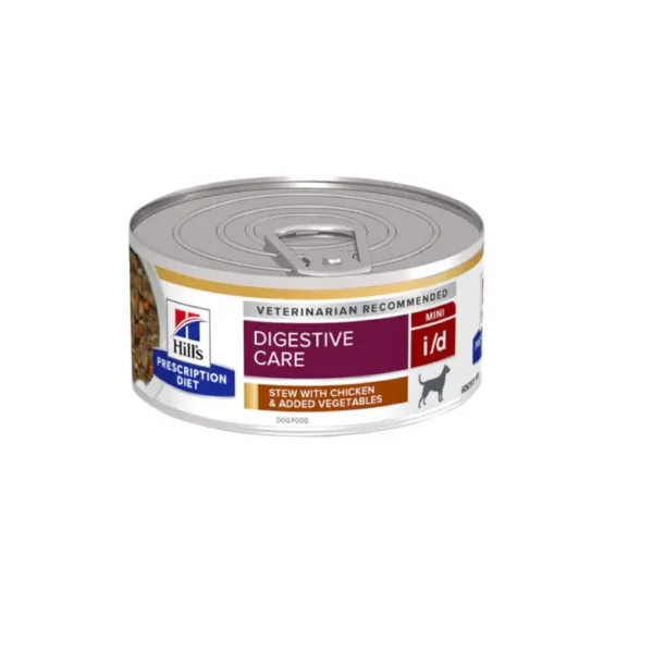 Comida para perros hill’s hpd i/d: estofado de pollo y verduras para salud digestiva 24x156g