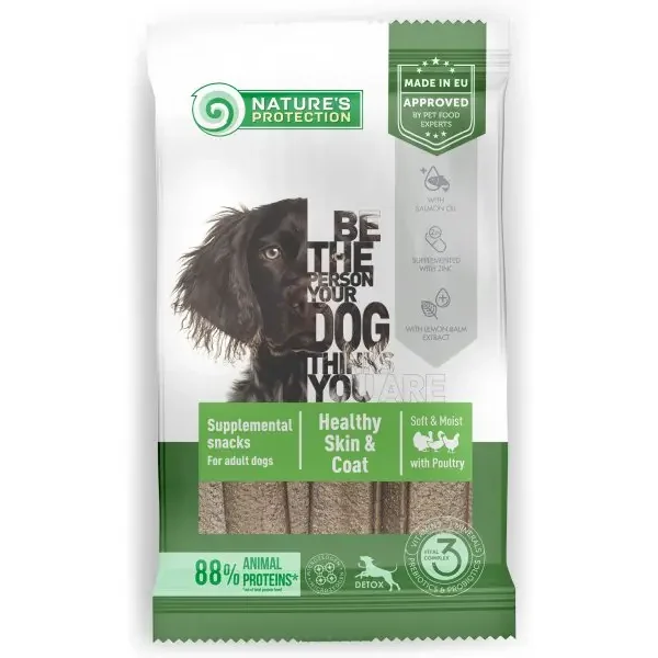 Nature’s p detox dog adult snack for healthy skin - natural pet treats