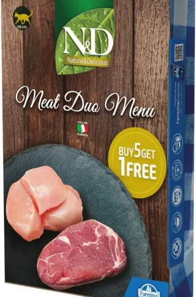 Comida húmeda saludable para gatos farmina n - nutrición óptima para felinos