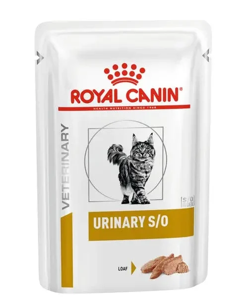 Pack de paté urinary s/o para gatos royal vet feline 12x85g - salud urinaria óptima