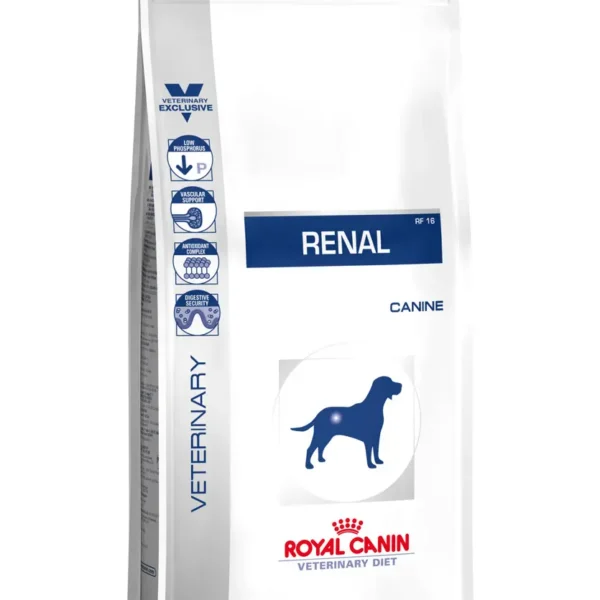 Pienso royal vet canine renal rf16 14kg: nutrición especializada para la salud renal de perros