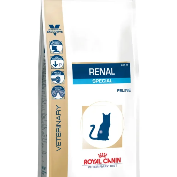 Pienso royal vet feline renal special 4kg: cuidado renal para gatos