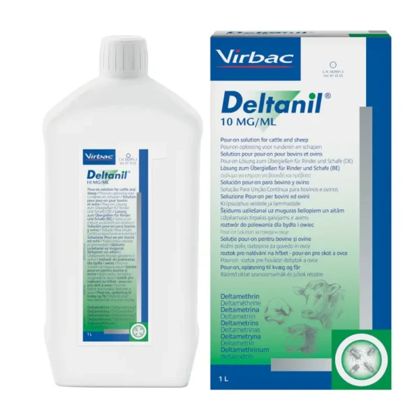 Deltanil 10mg/ml 1L | Solución tópica pour-on para ganado | Gosvet.net