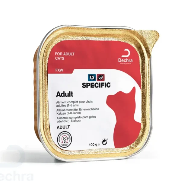 Prémiové krmivo pre dospelé mačky: Specific Feline Adult FXW 7x100g - optimálna výživa