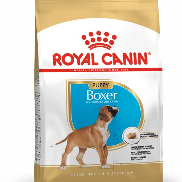 Pienso royal canine junior boxer 30 12kg: nutrición óptima para cachorros boxer