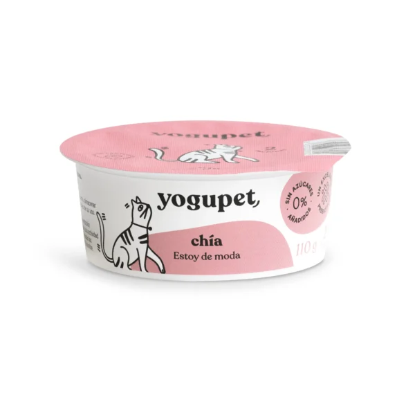 Yogupet yogurt clisico gato chia 4x110gr
