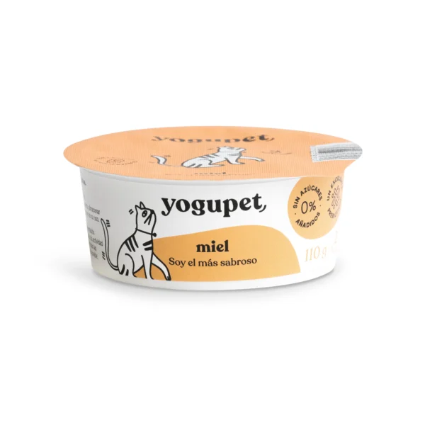 Yogupet yogurt clisico gato miel 4x110gr