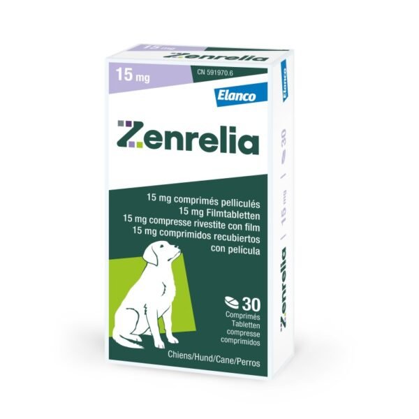 Zenrelia 15 MG 30 Comprimidos | Para perros con piel sensible y molestias dérmicas | Gosvet