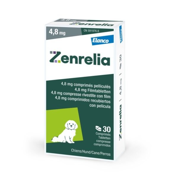 Zenrelia 8.5 MG 30 Comprimidos | Para perros con piel sensible y molestias dérmicas | Gosvet