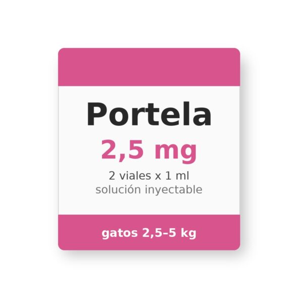 Portela 2,5 mg 2 viales